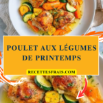 Poulet aux légumes de printemps