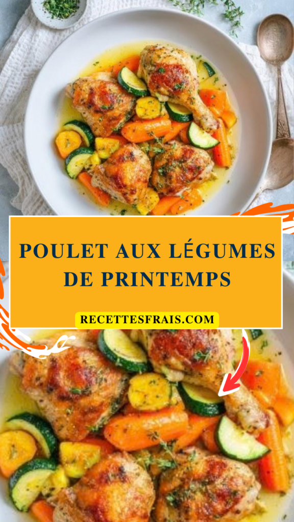 Poulet aux légumes de printemps
