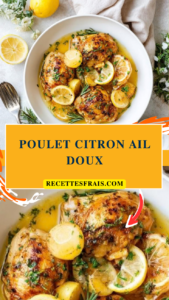 Poulet citron ail doux