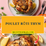 Poulet rôti thym