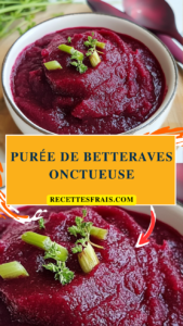 Purée de betteraves onctueuse