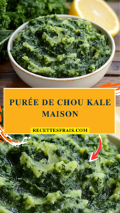 Purée de chou kale maison