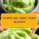 Purée de chou vert maison