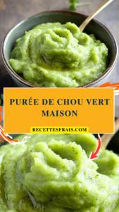 Purée de chou vert maison