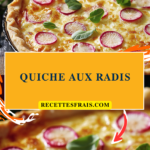 Quiche aux radis