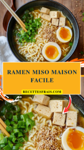 Ramen miso maison facile