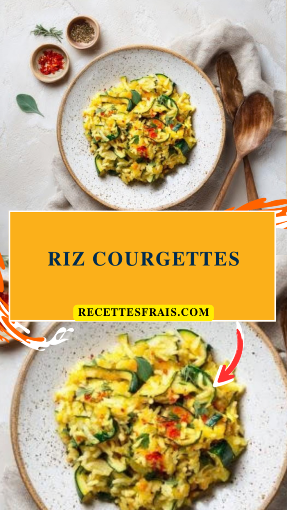 Riz courgettes