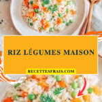 Riz légumes maison