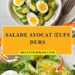 Salade avocat œufs durs