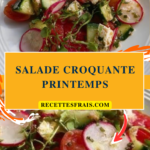 Salade croquante printemps