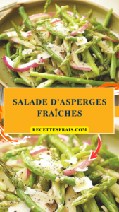 Salade d’asperges fraîches