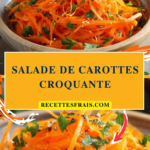 Salade de carottes croquante