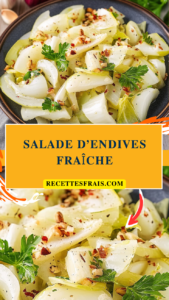 Salade d’endives fraîche