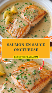Saumon en sauce onctueuse