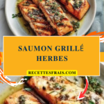 Saumon grillé herbes