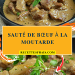 Sauté de bœuf à la moutarde