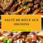 Sauté de bœuf aux oignons