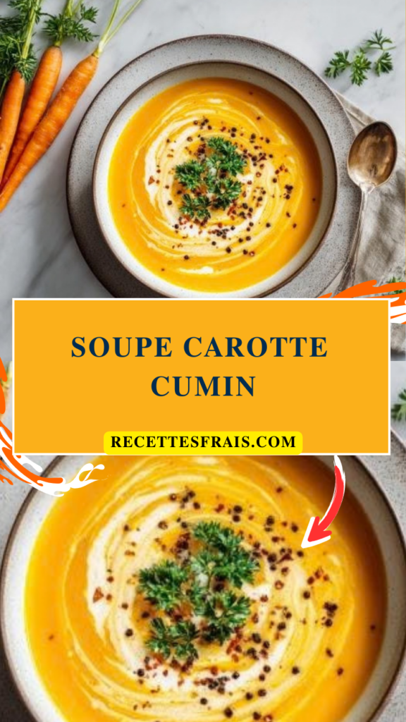 Soupe carotte cumin