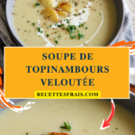 Soupe de topinambours veloutée