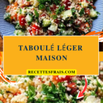 Taboulé léger maison