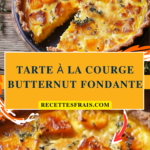 Tarte à la courge butternut fondante