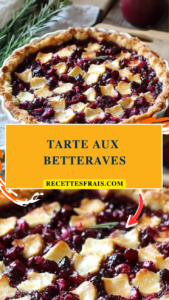 Tarte aux betteraves