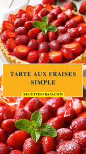 Tarte aux fraises simple