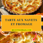 Tarte aux navets et fromage