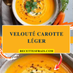 Velouté carotte léger