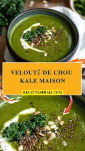 Velouté de chou kale maison