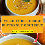 Velouté de courge butternut onctueux