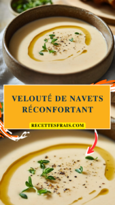 Velouté de navets réconfortant