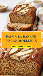 pain à la banane vegan moelleux