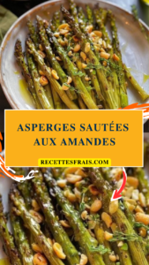 Asperges sautées aux amandes