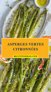Asperges vertes citronnées