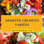 Assiette crudités variées