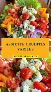 Assiette crudités variées
