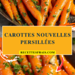 Carottes nouvelles persillées
