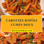 Carottes râpées cumin doux