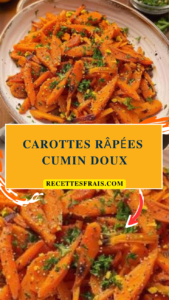 Carottes râpées cumin doux