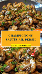 Champignons sautés ail persil