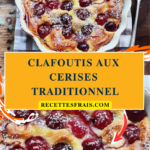 Clafoutis aux cerises traditionnel
