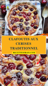 Clafoutis aux cerises traditionnel