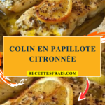 Colin en papillote citronnée