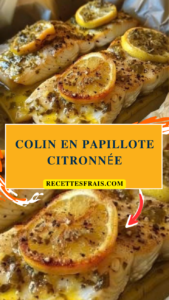 Colin en papillote citronnée