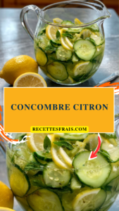 Concombre citron