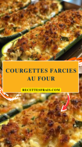 Courgettes farcies au four