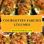Courgettes farcies légumes