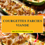 Courgettes farcies viande