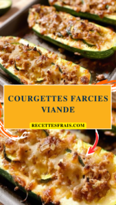 Courgettes farcies viande